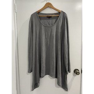 My Size Plus Size L Grey Top